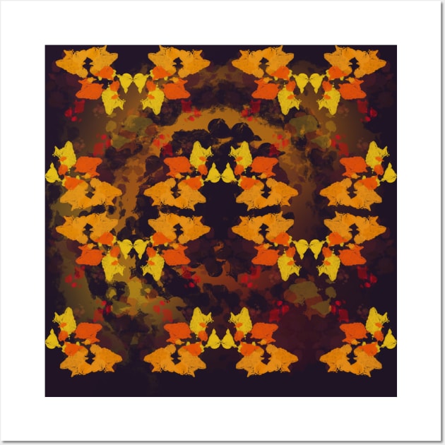 Autumn tie-dye Wall Art by shikita_a